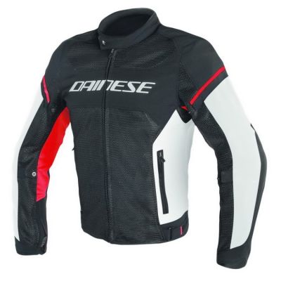 Dainese AIR-FRAME D1 letní textil. bunda černá/bílá/červená vel.48